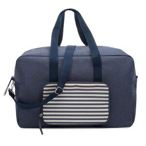 Navy Blue Weekender Bag